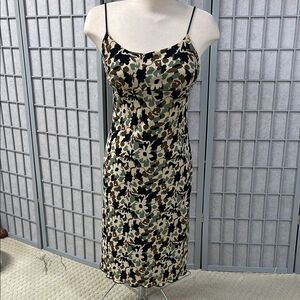 M Collection Stylish Floral Slip Dress, Size Medium